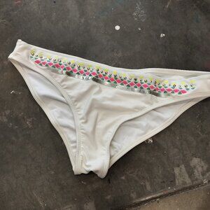 Xhilaration White Scrunch Butt Bikini Bottoms